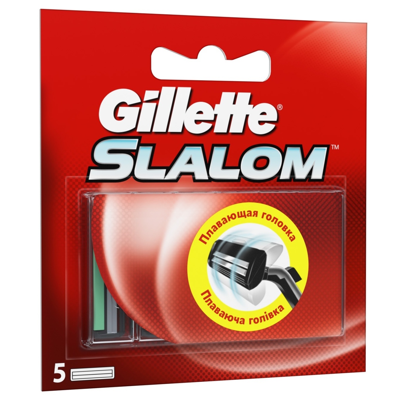 

Картриджи для бритья Gillette Slalom сменные 5шт