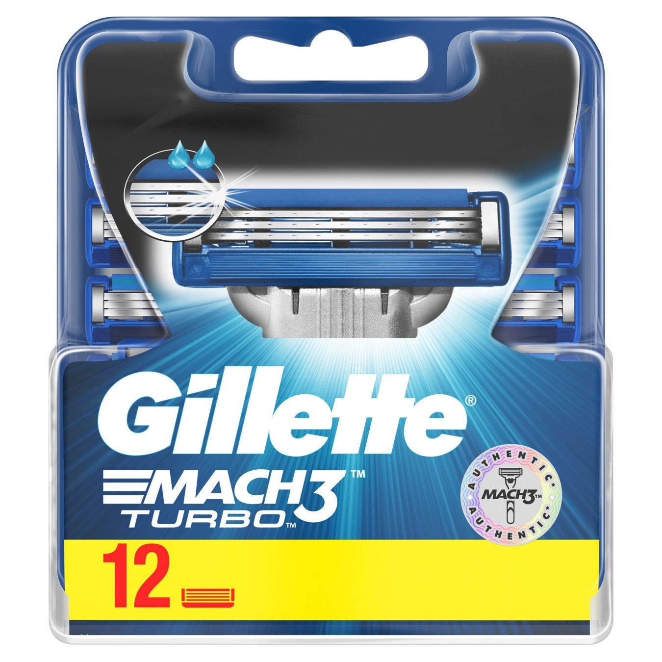 

Картриджи для бритья Gillette Mach 3 Turbo сменные 12шт