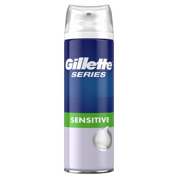 Піна для гоління Gillette Series для чутливої ​​шкіри 100мл - купити, ціни на Auchan - фото 1