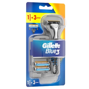 Бритва Gillette Blue3 с 3 сменными касетами - купить, цены на ULTRAMARKET - фото 6