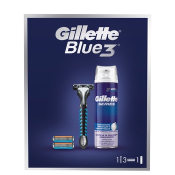 Подарунковий набір Gillette Blue 3 - купити, ціни на METRO - фото 1