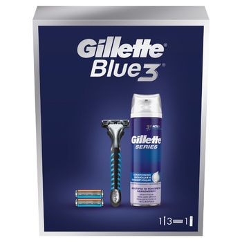 Подарочный набор Gillette Blue 3 - купить, цены на METRO - фото 5