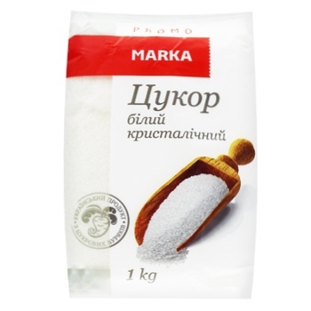 Цукор Marka Promo білий кристалічний 1кг