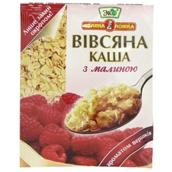 Eko Oatmeal Porridge with Cream and Raspberry 41g - buy, prices for NOVUS - photo 1