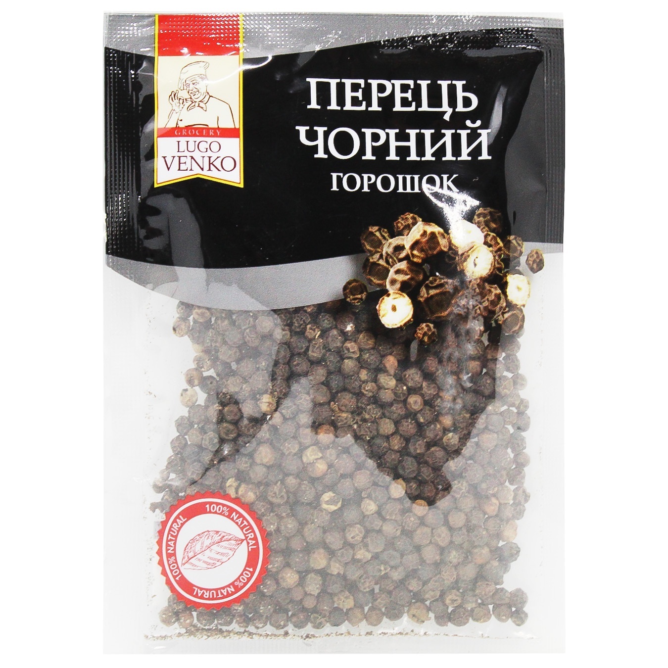

Перец черный Lugo Venko горошек 40г