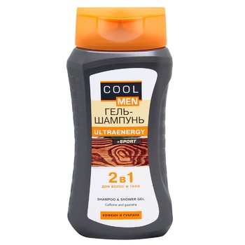 Cool Men Ultraenergy Gel Shampoo 250ml - buy, prices for MegaMarket - photo 1