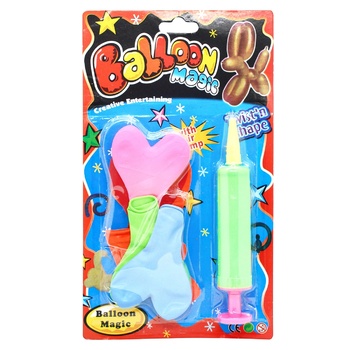 Zed Hearts Balloons with Pump 6pcs - buy, prices for EKO Market - photo 1