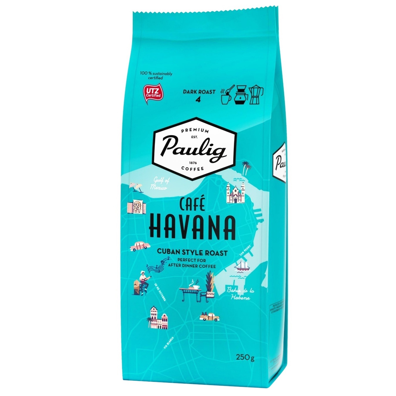 

Кофе Paulig Cafe Havana молотый 250г