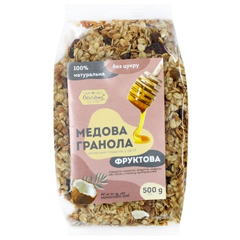 Гранола Oats&Honey фруктова 500г - купити, ціни на КОСМОС - фото 1