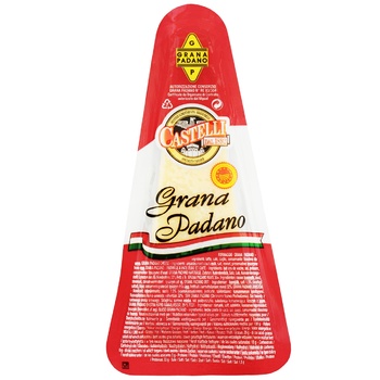 Сир Castelli Grana Padano твердий 32% 125г - купити, ціни на ULTRAMARKET - фото 2