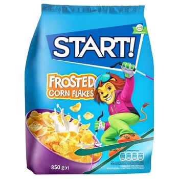 Start! Frosted Corn Flakes Dry Breakfast 850g - buy, prices for METRO - photo 1