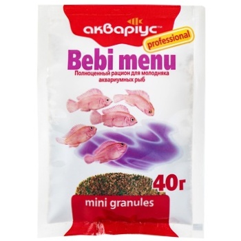 Akvarius Bebi Menu Granules Fish Feed 40g - buy, prices for - photo 1