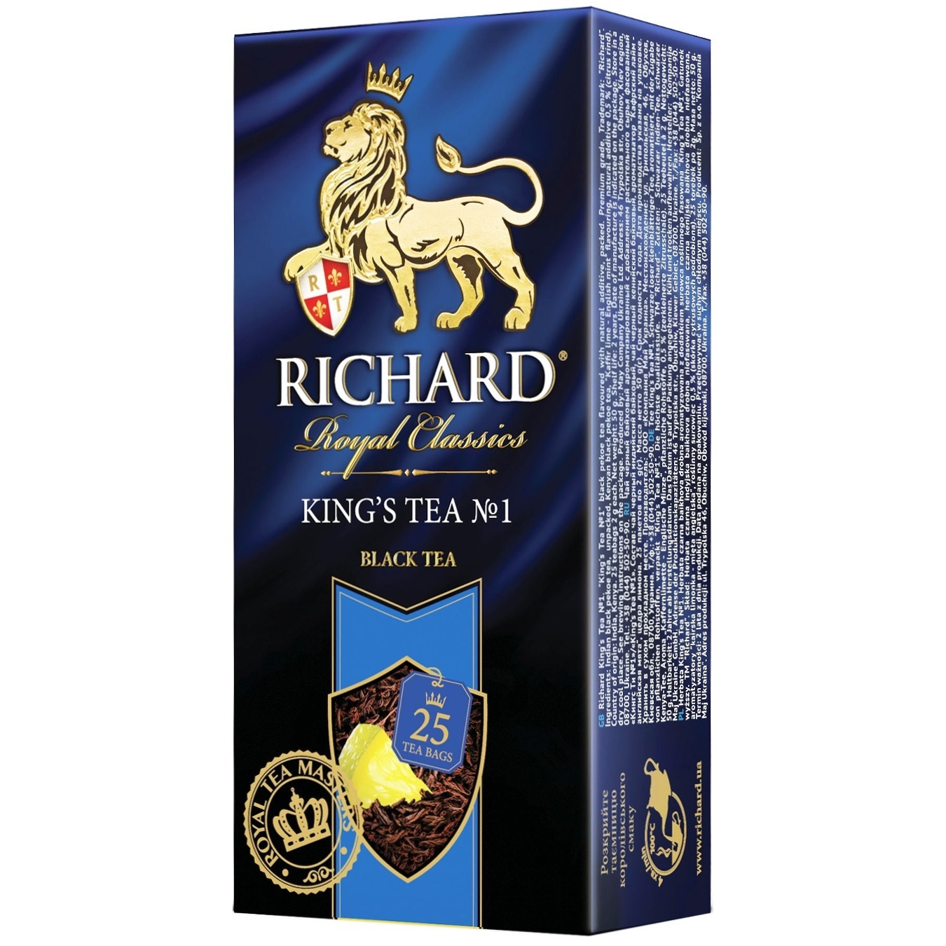 

Чай черный Richard King's Tea №1 в пакетиках 25шт*2г