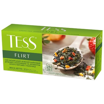 Чай зелений Tess Flirt в пакетиках 25шт 1,5г - купити, ціни на Auchan - фото 3