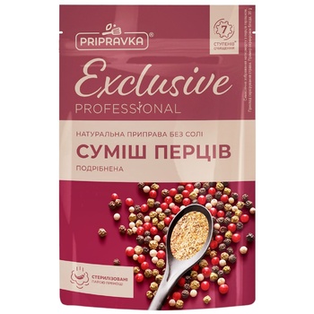 Натуральна приправа без солі Суміш перців Exclusive Professional PRIPRAVKA 35г