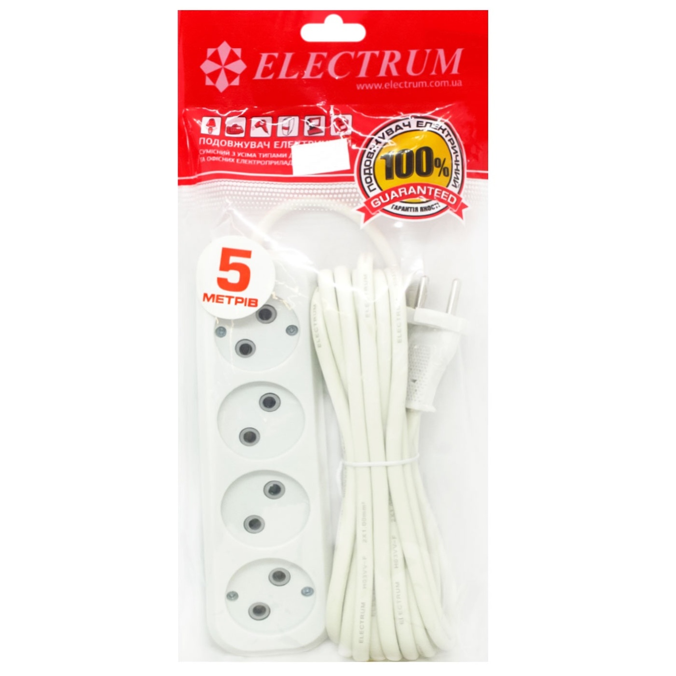 

Удлинитель Electrum ABS SB-4 5м C-ES-0765