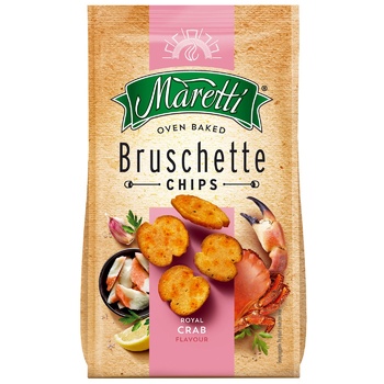 Maretti Royal Crab Flavour Bruschette Chips 70g - buy, prices for METRO - photo 1