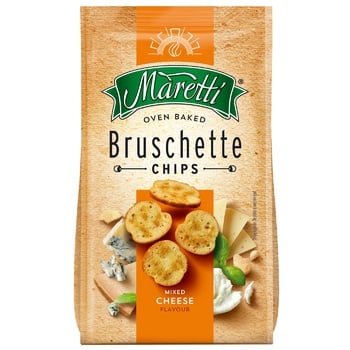 Maretti with cream mix cheese bruschette chips 70g - buy, prices for Auchan - photo 1