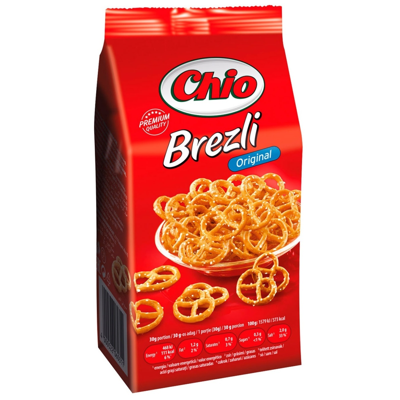 

Соломка Chio фигурная соленая в форме крендельков Brezli 100г