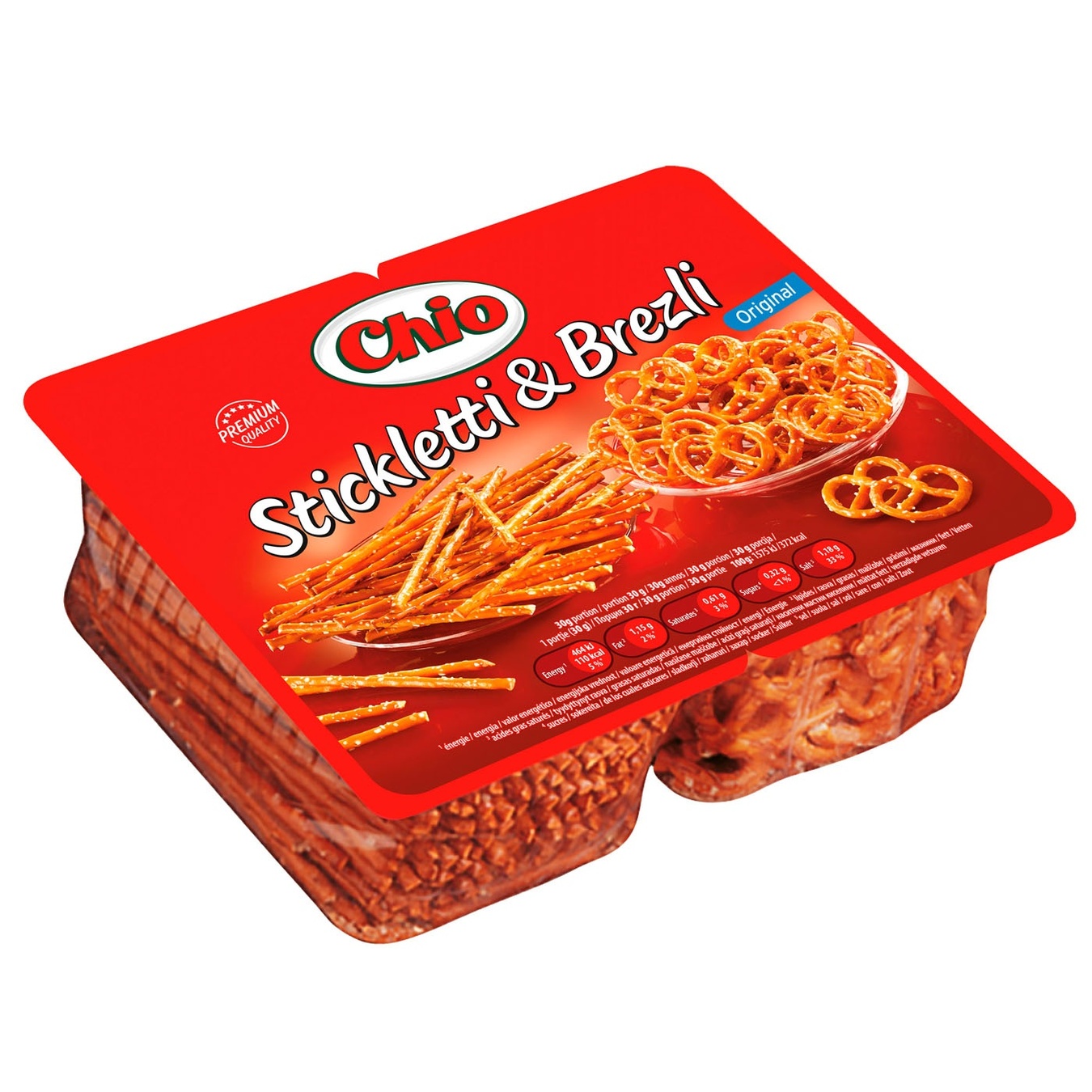 

Соломка+колечки Chio Stickletti+Brezli 250г Венгрия