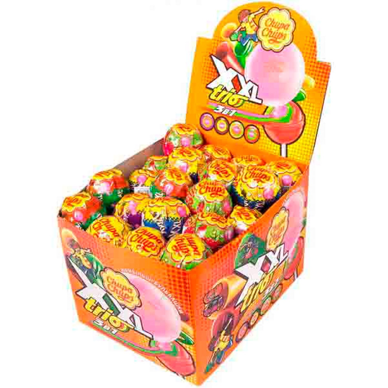 

Леденцы Chupa Chups ХХL Trio Асорти 29г