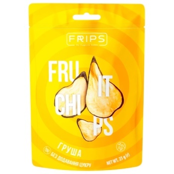 Чіпси фруктові Frips Груша 25г - купити, ціни на Восторг - фото 1