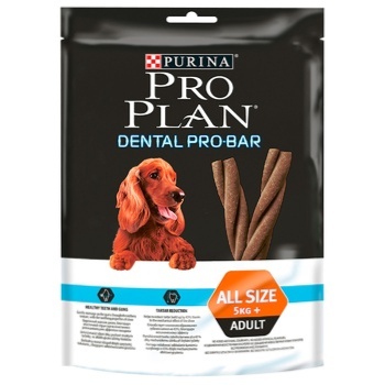 Лакомства Purina Pro Plan Dental Pro Bar для взрослых собак 150г