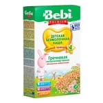 Dry instant dairy-free low-allergenic porridge Bebi Buckwheat enriched with prebiotics for 4+ month old babies 200g