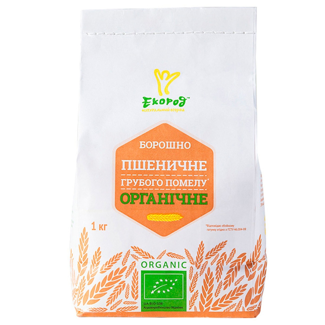

Мука Екород пшеничная органическая грубого помола 1кг