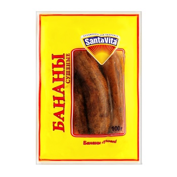 Santa Vita Dried Bananas 100g - buy, prices for COSMOS - photo 1