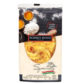 Romeo Rossi Egg Pasta Reginelle 250g - buy, prices for Tavria V - photo 1