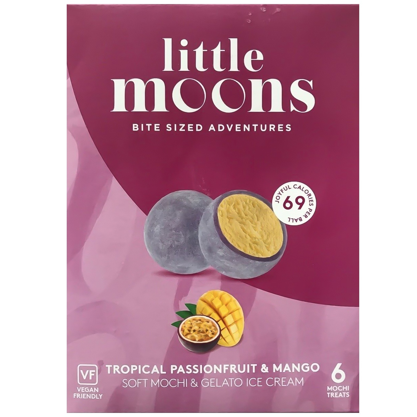 

Мороженое Little Moons Mochi Тропическая маракуйя и манго 192г