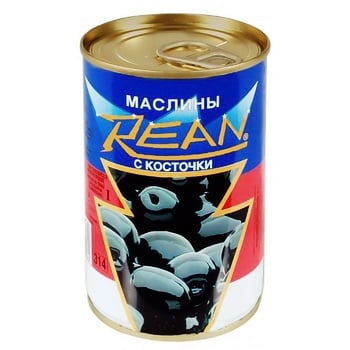 Rean Black Olives with Bones 300g - buy, prices for Tavria V - photo 1