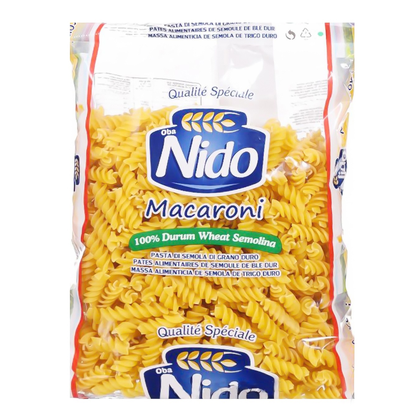 

Макаронные изделия Oba Nido №64 Спирали 500г