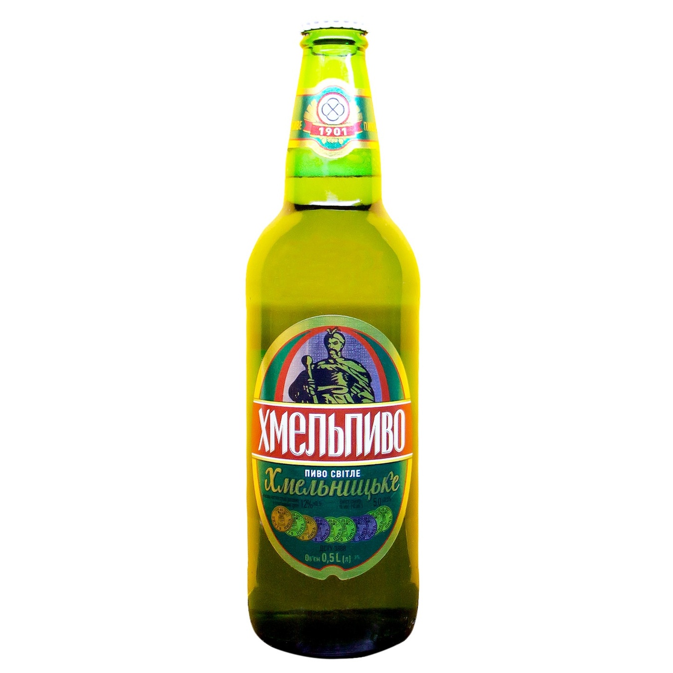

Пиво Хмельпиво Хмельницкое светлое 4,5% 0,5л