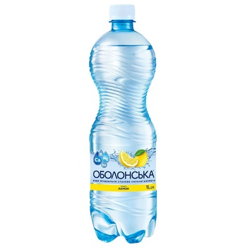 Obolonska Carbonated water with lemon 1l - buy, prices for NOVUS - photo 1