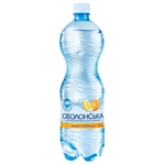 Obolonska Lemon and Orange Flavored Highly Carbonated Mineral Water 2l