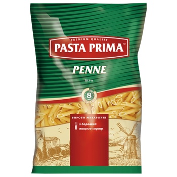 Макаронні вироби Pasta Prima пера 800г - купити, ціни на ULTRAMARKET - фото 1