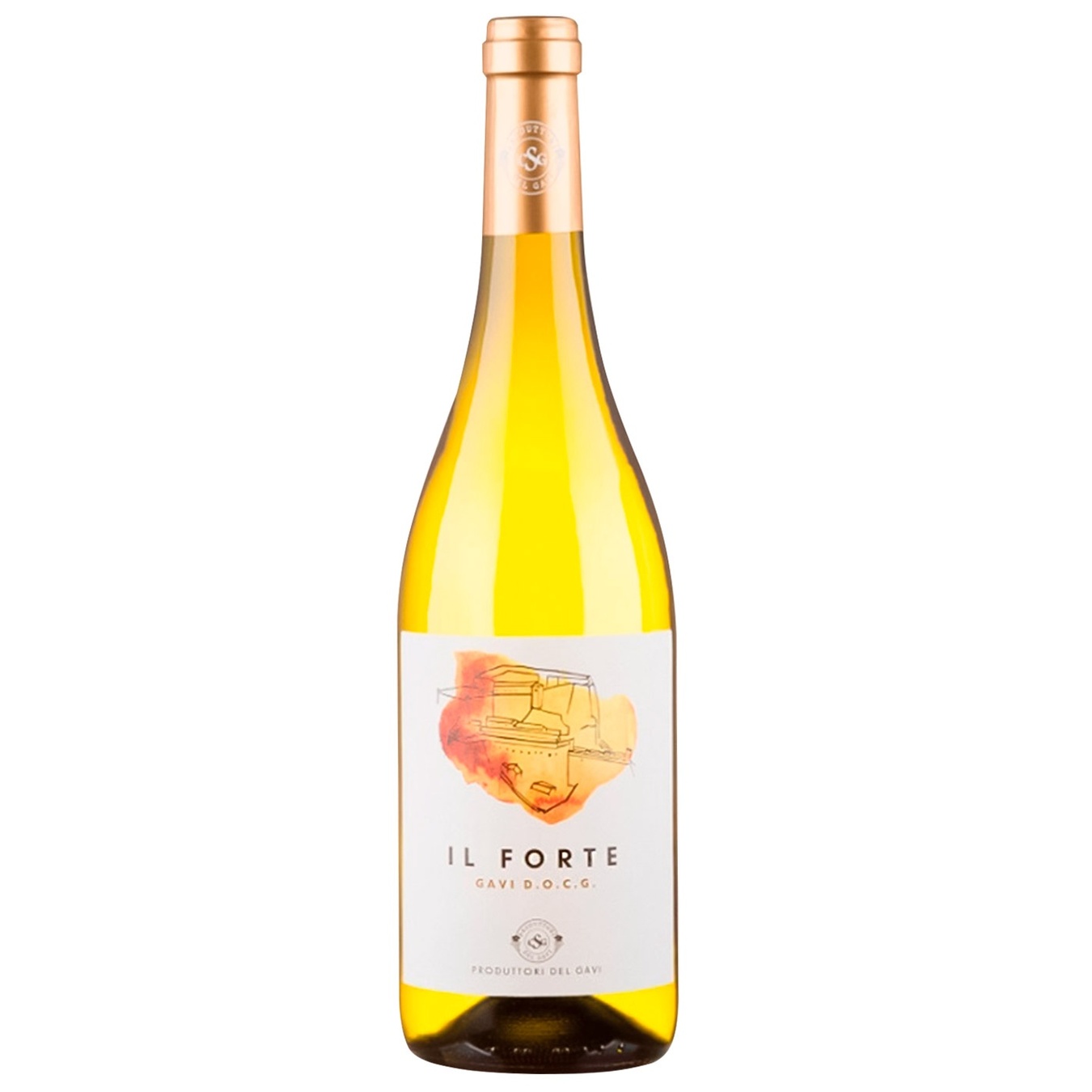 

Вино Produttori Del Gavi Il Forte DOCG белое сухое 12,5% 0,75л