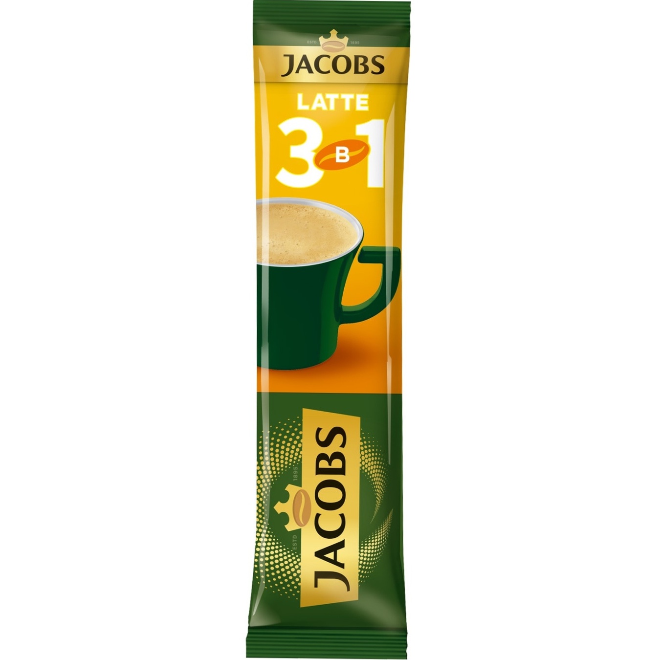 

Кофе растворимый Jacobs Latte 3в1 в стиках 13г