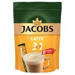 Напій кавовий Jacobs 3в1 Latte розчинний 13г х 8шт