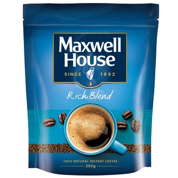 Кава Maxwell House розчинна 300г