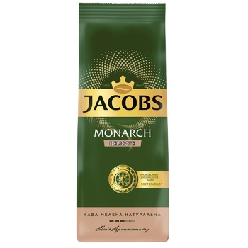 Кава Jacobs Monarch Delicate натуральна смажена мелена 450г - купити, ціни на ULTRAMARKET - фото 3