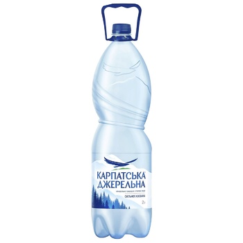 Karpatska Dzherelna Sparkling Mineral Water 2l - buy, prices for Auchan - photo 1