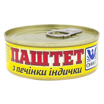 Oniss Turkey Liver Pate 100g - buy, prices for COSMOS - photo 1