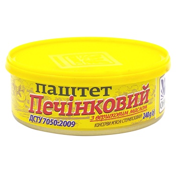 Oniss Liver Pate with Butter 240g - buy, prices for METRO - photo 1