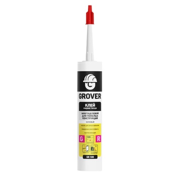 Grover Liquid nails GR100 Glue for Heavy Constructions Beige 300ml - buy, prices for - photo 1