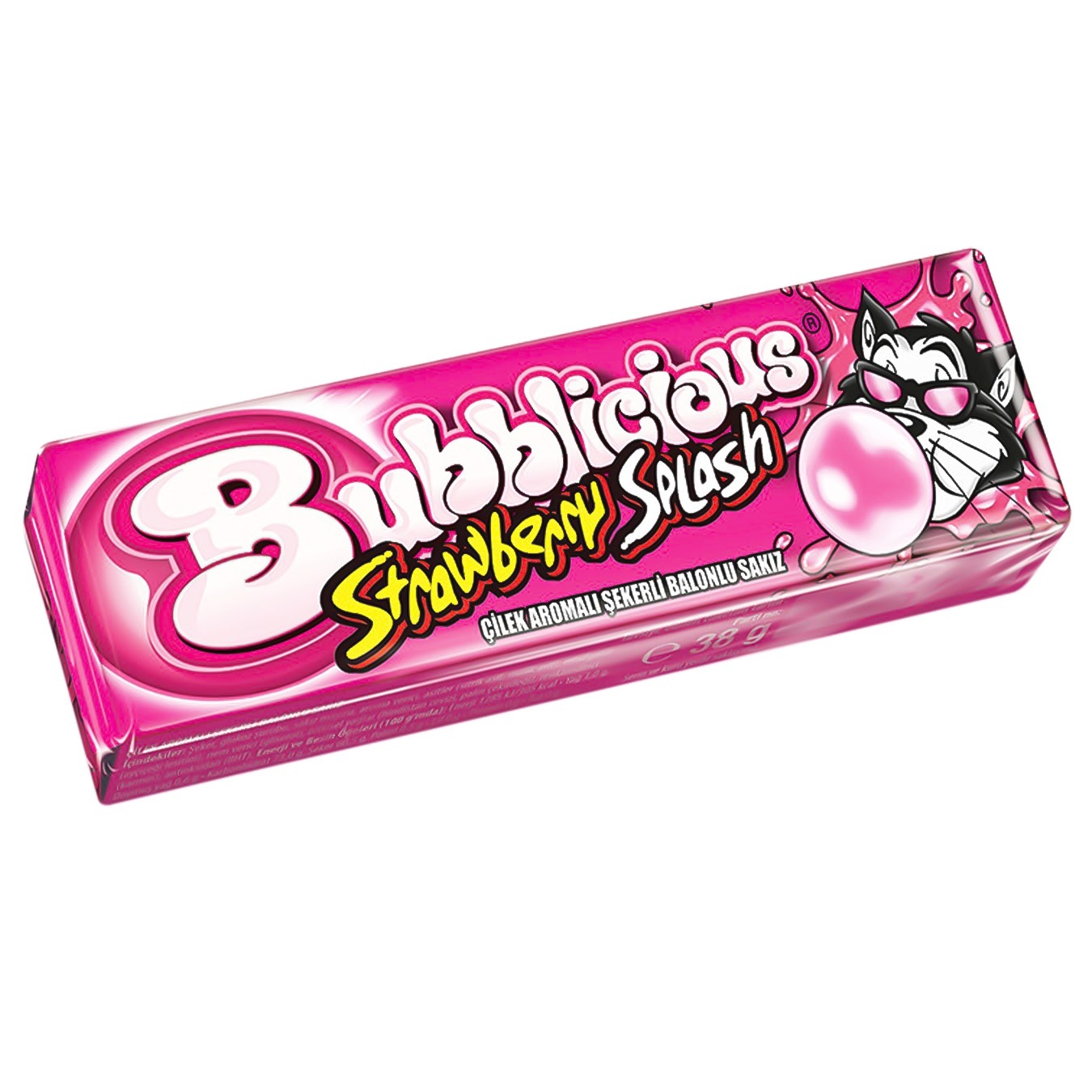 

Резинка жевательная Bubblicious Strawberry Splash 38г