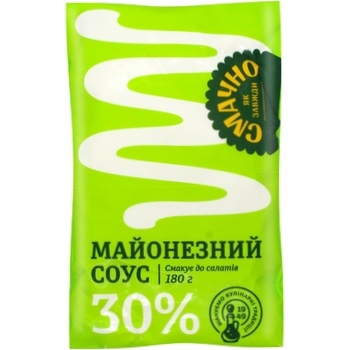 Соус майонезний Смачно як завжди 30% 180г