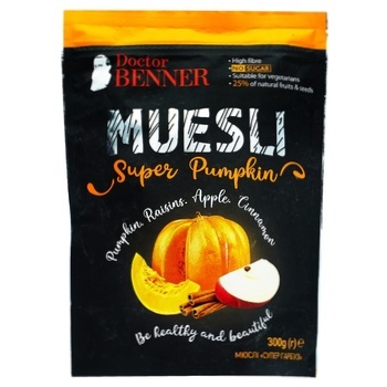 Doctor Benner Super Pumpkin Muesli 300g - buy, prices for METRO - photo 1